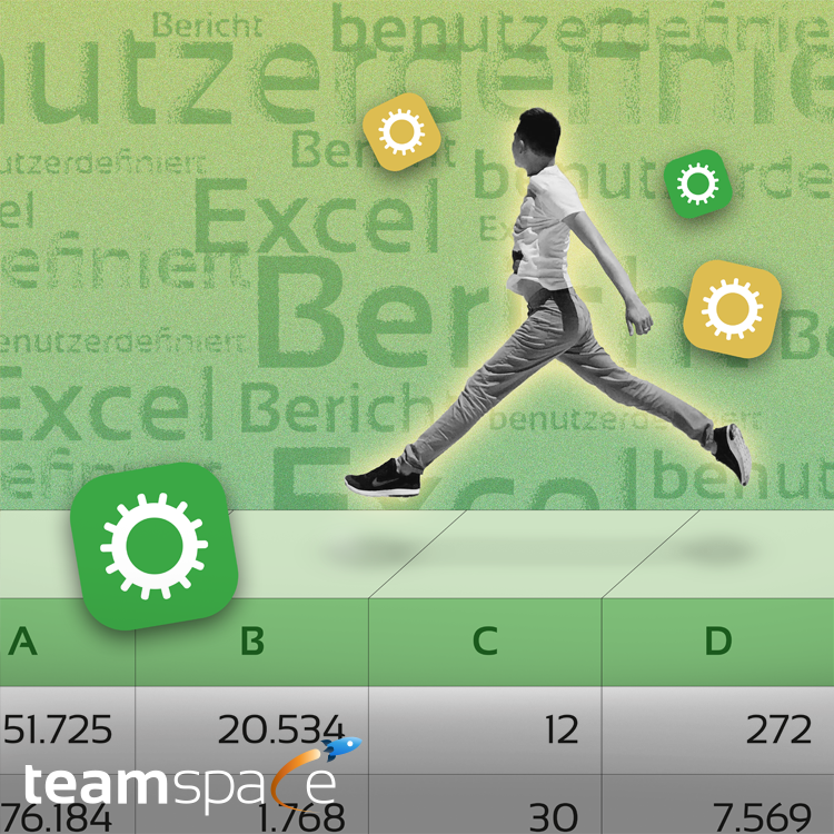 Editor für benutzerspezifische Excel-Exporte in teamspace