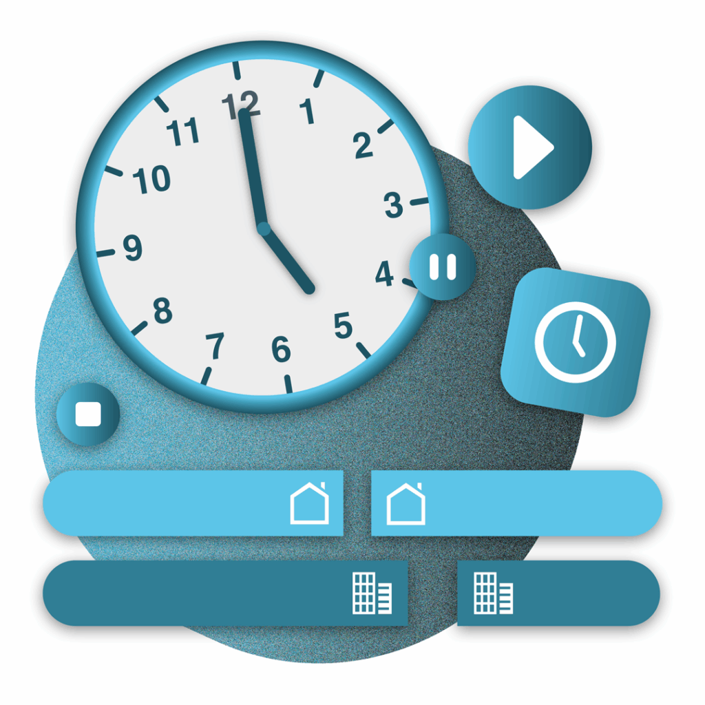 teamspace Funktionen Zeiterfassung